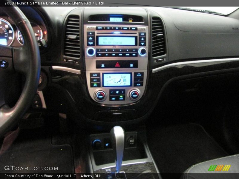 Dark Cherry Red / Black 2008 Hyundai Santa Fe Limited
