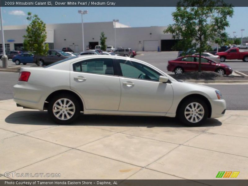 Dover White Pearl / Medium Gray 2009 Mitsubishi Galant ES