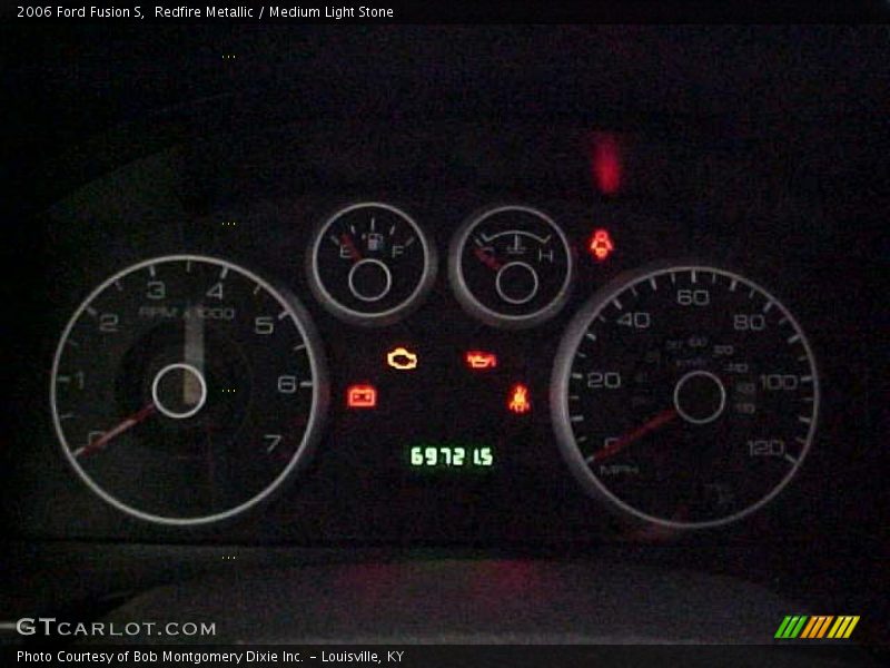 Redfire Metallic / Medium Light Stone 2006 Ford Fusion S