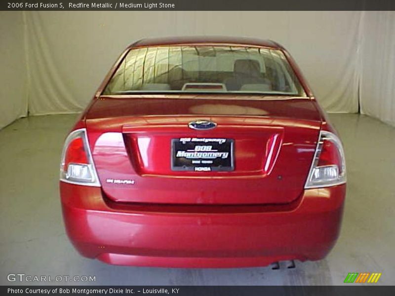 Redfire Metallic / Medium Light Stone 2006 Ford Fusion S