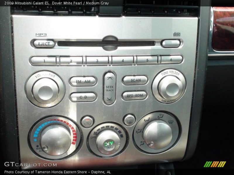 Dover White Pearl / Medium Gray 2009 Mitsubishi Galant ES