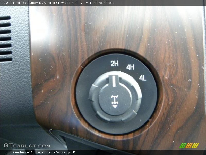 Vermillion Red / Black 2011 Ford F350 Super Duty Lariat Crew Cab 4x4