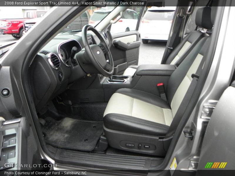 Vapor Silver Metallic / Dark Charcoal 2008 Ford Explorer Sport Trac Limited 4x4