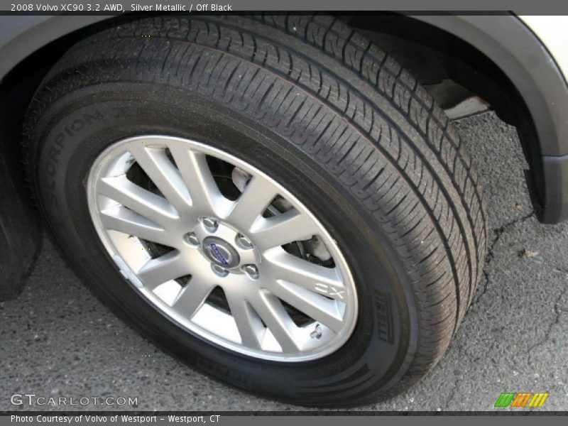 Silver Metallic / Off Black 2008 Volvo XC90 3.2 AWD