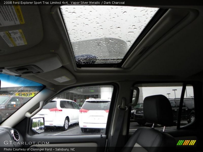 Vapor Silver Metallic / Dark Charcoal 2008 Ford Explorer Sport Trac Limited 4x4