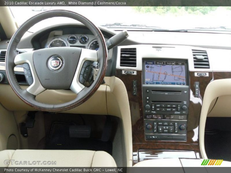 White Diamond / Cashmere/Cocoa 2010 Cadillac Escalade Luxury AWD