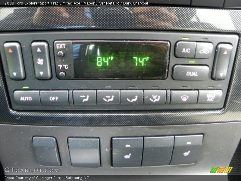 Vapor Silver Metallic / Dark Charcoal 2008 Ford Explorer Sport Trac Limited 4x4