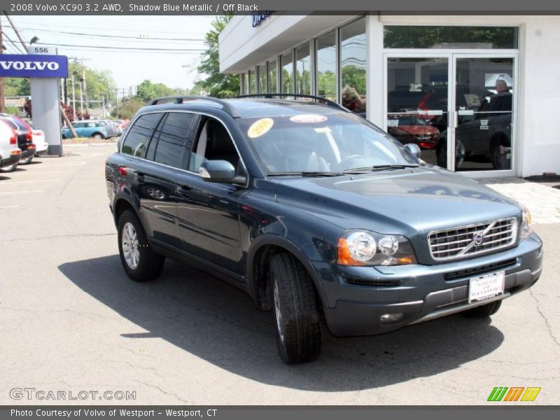Shadow Blue Metallic / Off Black 2008 Volvo XC90 3.2 AWD