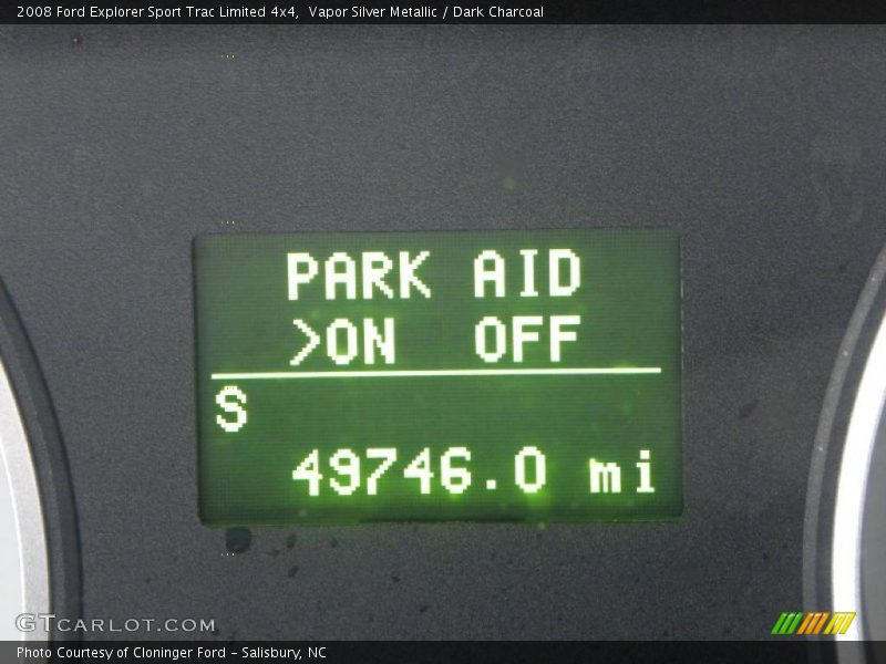 Vapor Silver Metallic / Dark Charcoal 2008 Ford Explorer Sport Trac Limited 4x4