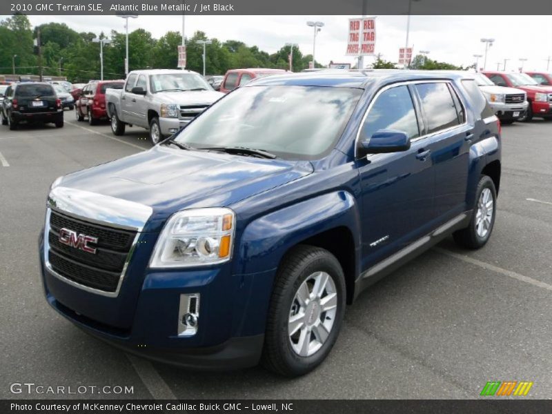 Atlantic Blue Metallic / Jet Black 2010 GMC Terrain SLE