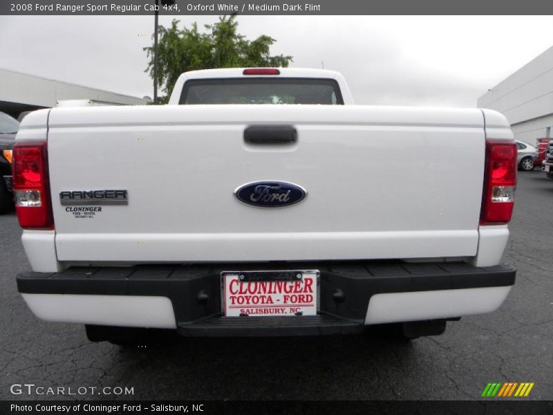 Oxford White / Medium Dark Flint 2008 Ford Ranger Sport Regular Cab 4x4