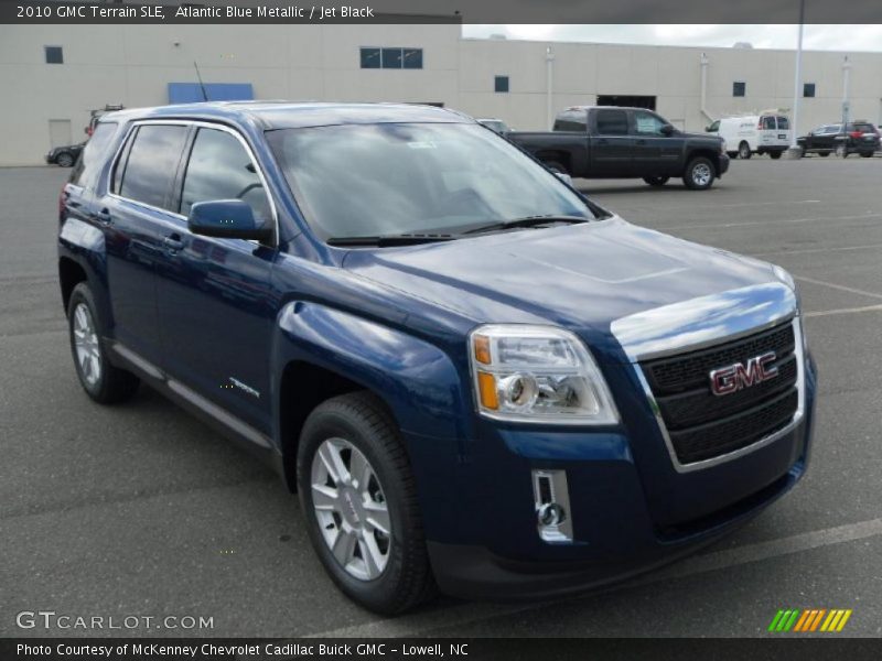 Atlantic Blue Metallic / Jet Black 2010 GMC Terrain SLE