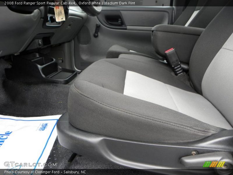 Oxford White / Medium Dark Flint 2008 Ford Ranger Sport Regular Cab 4x4