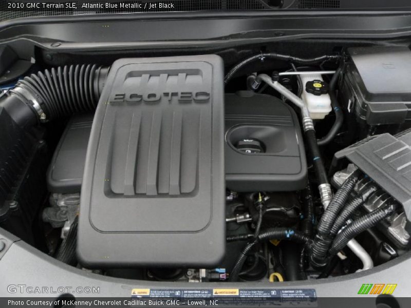 Atlantic Blue Metallic / Jet Black 2010 GMC Terrain SLE