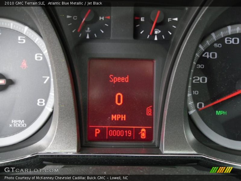Atlantic Blue Metallic / Jet Black 2010 GMC Terrain SLE