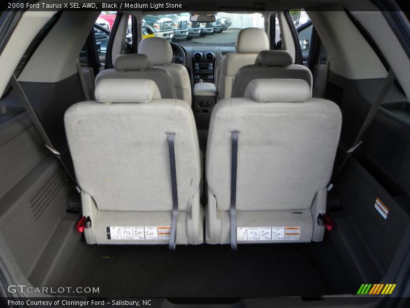 Black / Medium Light Stone 2008 Ford Taurus X SEL AWD
