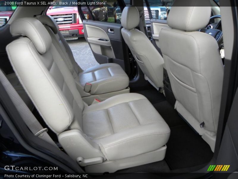 Black / Medium Light Stone 2008 Ford Taurus X SEL AWD