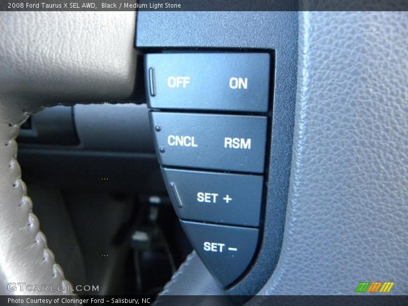 Black / Medium Light Stone 2008 Ford Taurus X SEL AWD