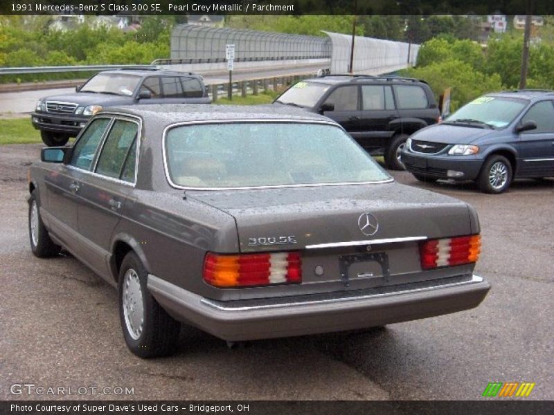 Pearl Grey Metallic / Parchment 1991 Mercedes-Benz S Class 300 SE