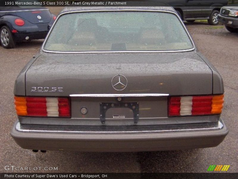 Pearl Grey Metallic / Parchment 1991 Mercedes-Benz S Class 300 SE