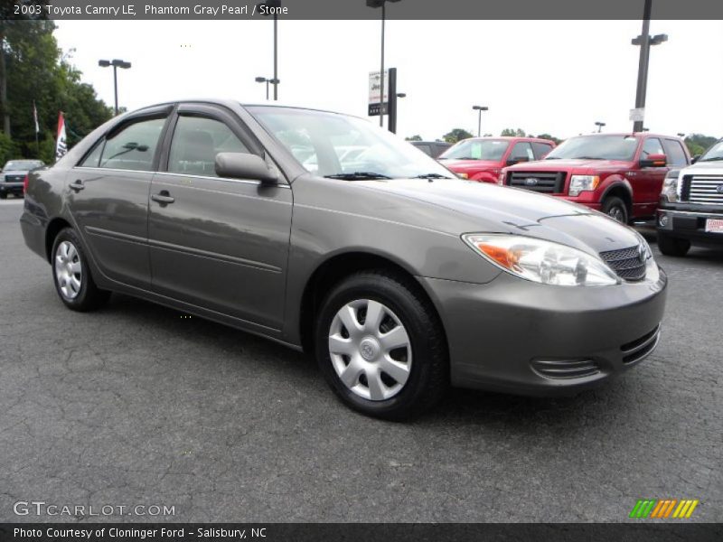 Phantom Gray Pearl / Stone 2003 Toyota Camry LE