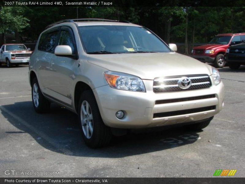 Savannah Metallic / Taupe 2007 Toyota RAV4 Limited 4WD