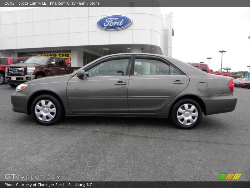Phantom Gray Pearl / Stone 2003 Toyota Camry LE
