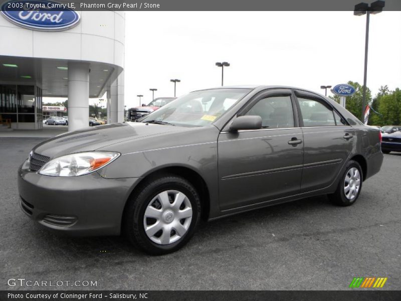 Phantom Gray Pearl / Stone 2003 Toyota Camry LE
