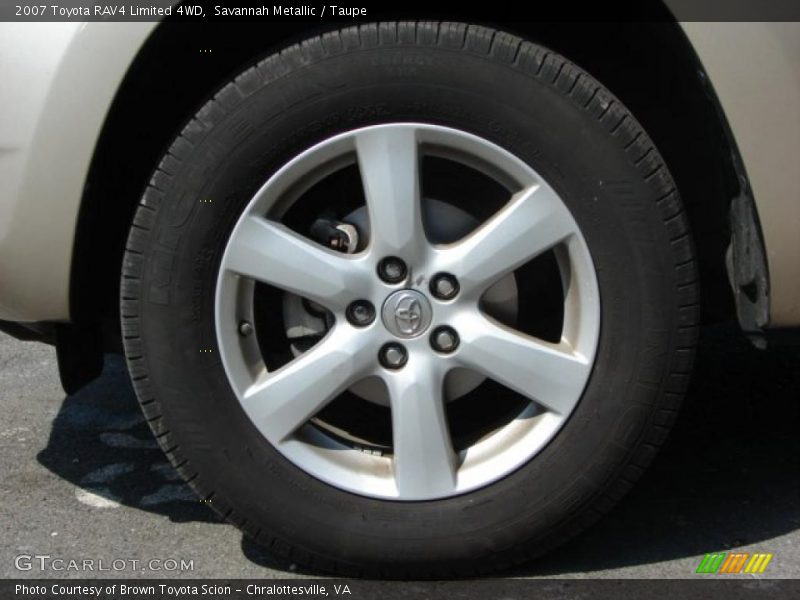 Savannah Metallic / Taupe 2007 Toyota RAV4 Limited 4WD