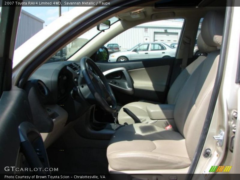 Savannah Metallic / Taupe 2007 Toyota RAV4 Limited 4WD