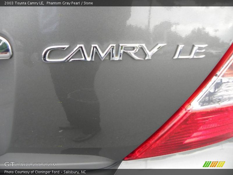 Phantom Gray Pearl / Stone 2003 Toyota Camry LE