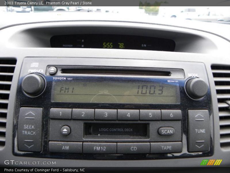 Phantom Gray Pearl / Stone 2003 Toyota Camry LE