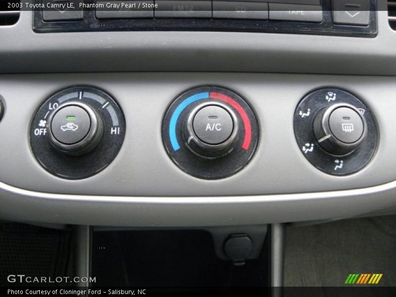 Phantom Gray Pearl / Stone 2003 Toyota Camry LE