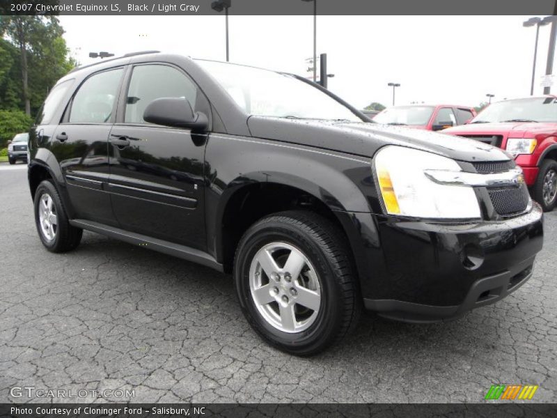 Black / Light Gray 2007 Chevrolet Equinox LS