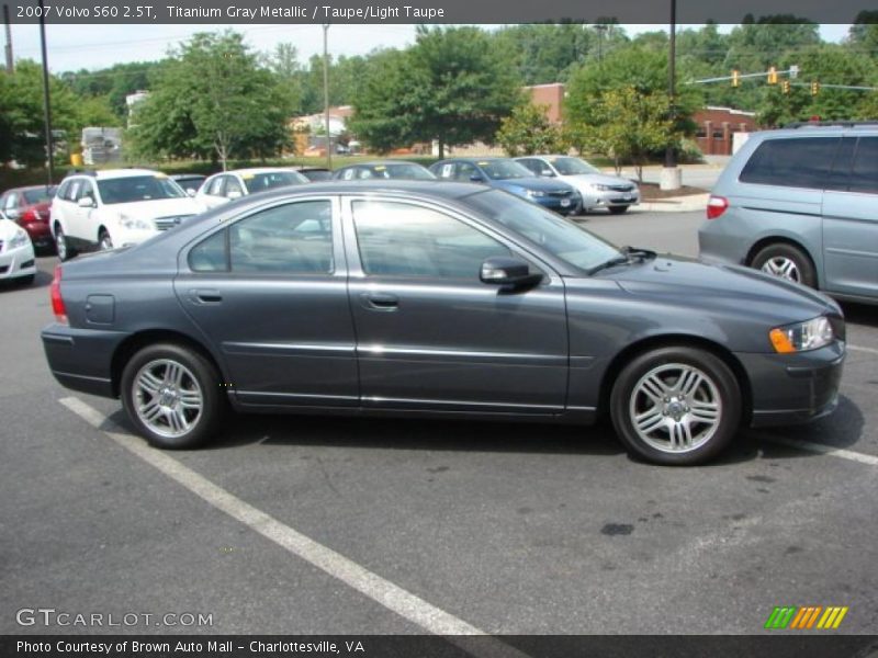 Titanium Gray Metallic / Taupe/Light Taupe 2007 Volvo S60 2.5T