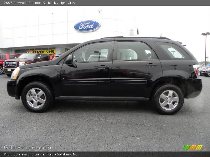 Black / Light Gray 2007 Chevrolet Equinox LS