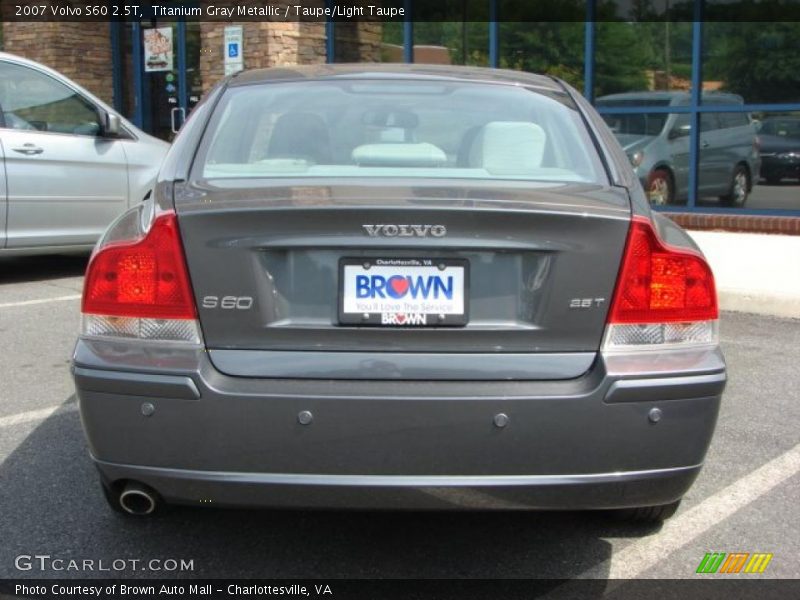 Titanium Gray Metallic / Taupe/Light Taupe 2007 Volvo S60 2.5T