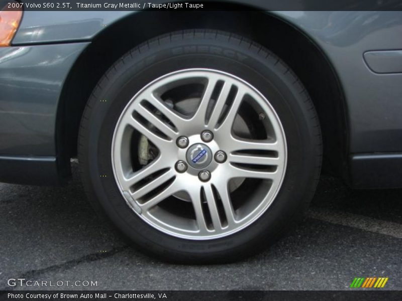 Titanium Gray Metallic / Taupe/Light Taupe 2007 Volvo S60 2.5T