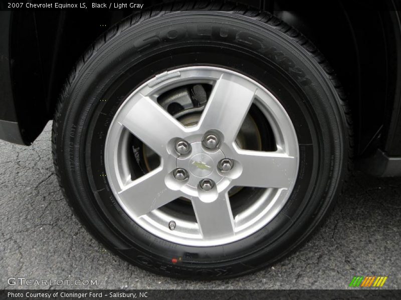 Black / Light Gray 2007 Chevrolet Equinox LS