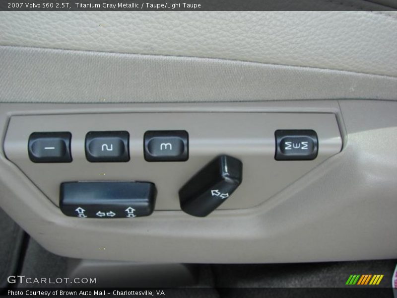 Titanium Gray Metallic / Taupe/Light Taupe 2007 Volvo S60 2.5T