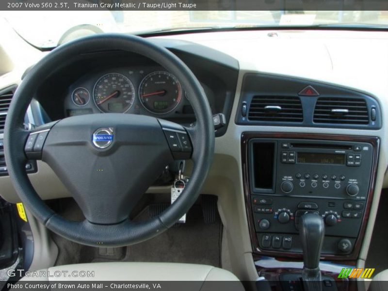 Titanium Gray Metallic / Taupe/Light Taupe 2007 Volvo S60 2.5T
