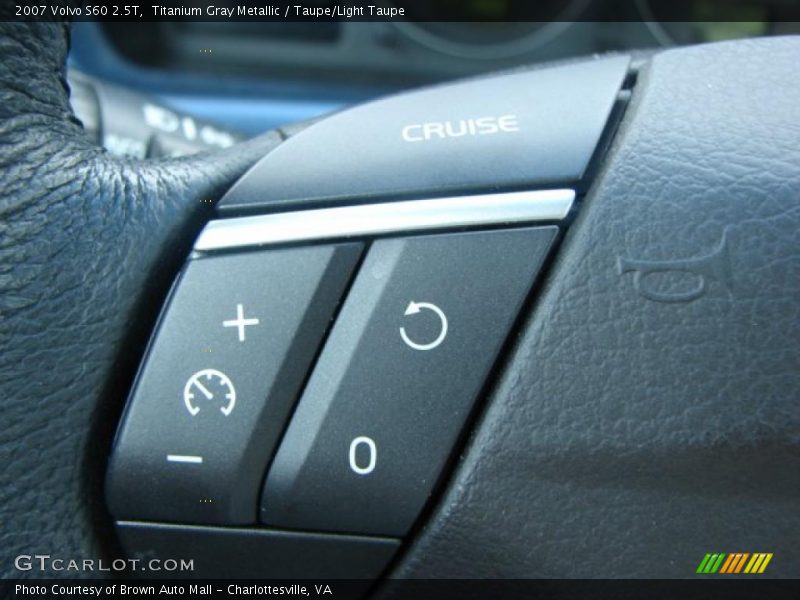 Titanium Gray Metallic / Taupe/Light Taupe 2007 Volvo S60 2.5T