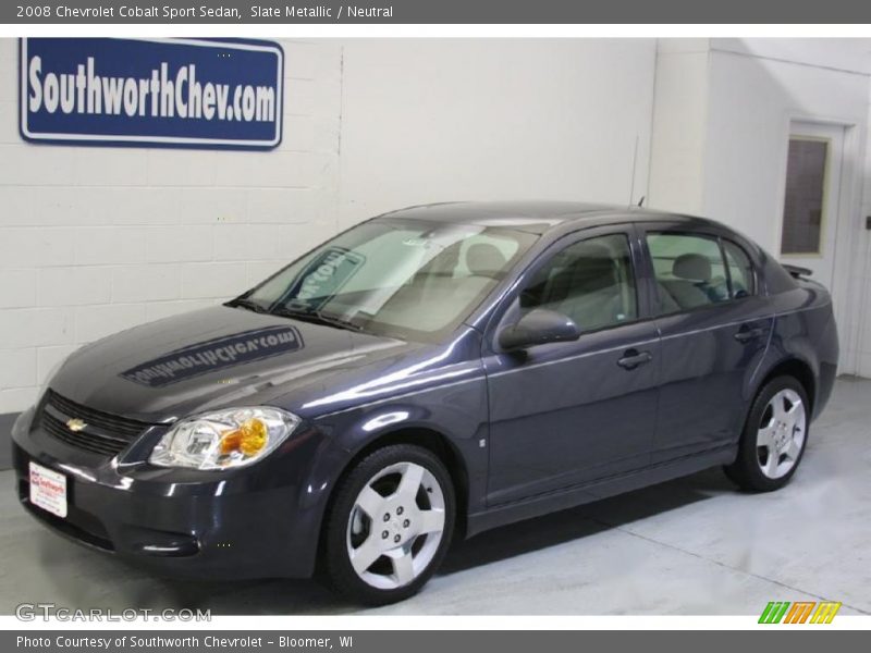 Slate Metallic / Neutral 2008 Chevrolet Cobalt Sport Sedan