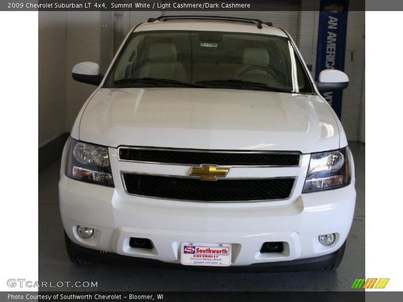 Summit White / Light Cashmere/Dark Cashmere 2009 Chevrolet Suburban LT 4x4
