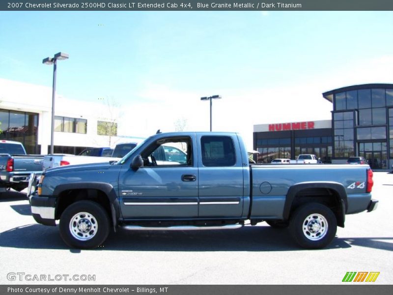 Blue Granite Metallic / Dark Titanium 2007 Chevrolet Silverado 2500HD Classic LT Extended Cab 4x4