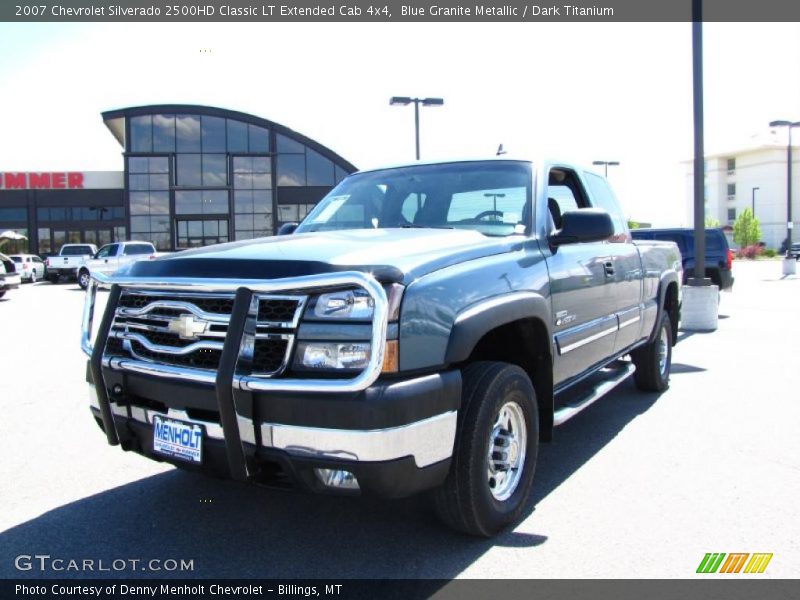 Blue Granite Metallic / Dark Titanium 2007 Chevrolet Silverado 2500HD Classic LT Extended Cab 4x4