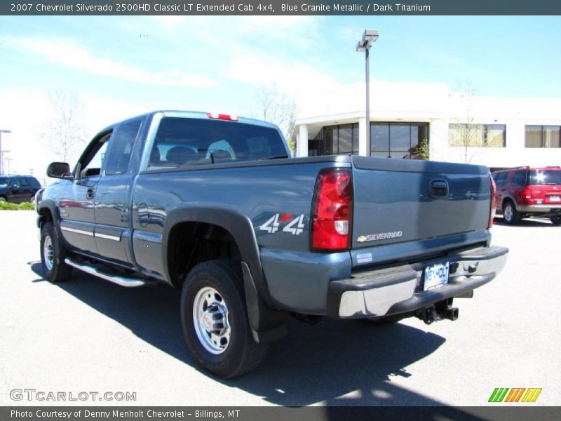 Blue Granite Metallic / Dark Titanium 2007 Chevrolet Silverado 2500HD Classic LT Extended Cab 4x4