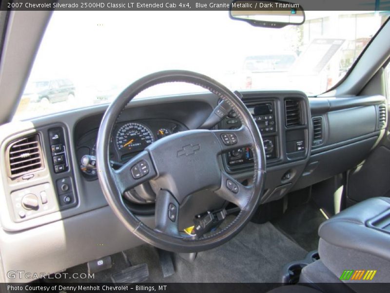 Blue Granite Metallic / Dark Titanium 2007 Chevrolet Silverado 2500HD Classic LT Extended Cab 4x4
