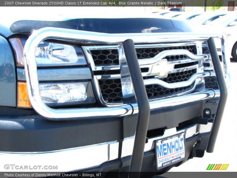Blue Granite Metallic / Dark Titanium 2007 Chevrolet Silverado 2500HD Classic LT Extended Cab 4x4