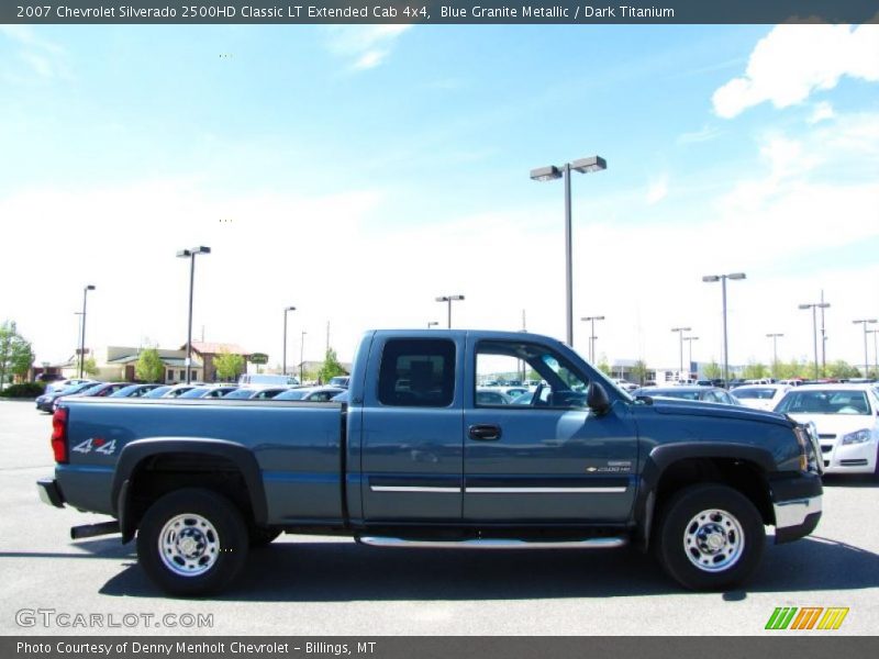 Blue Granite Metallic / Dark Titanium 2007 Chevrolet Silverado 2500HD Classic LT Extended Cab 4x4